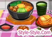 لعبة طبخ الطعام الكوري