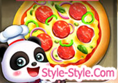 لعبة طبخ بيتزا الباندا